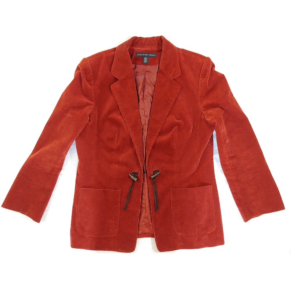 Beautiful Rust Hue Josephine Chaus Cord Jacket